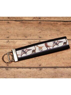 Dinosaur Wristlet Keyfob / Keychain